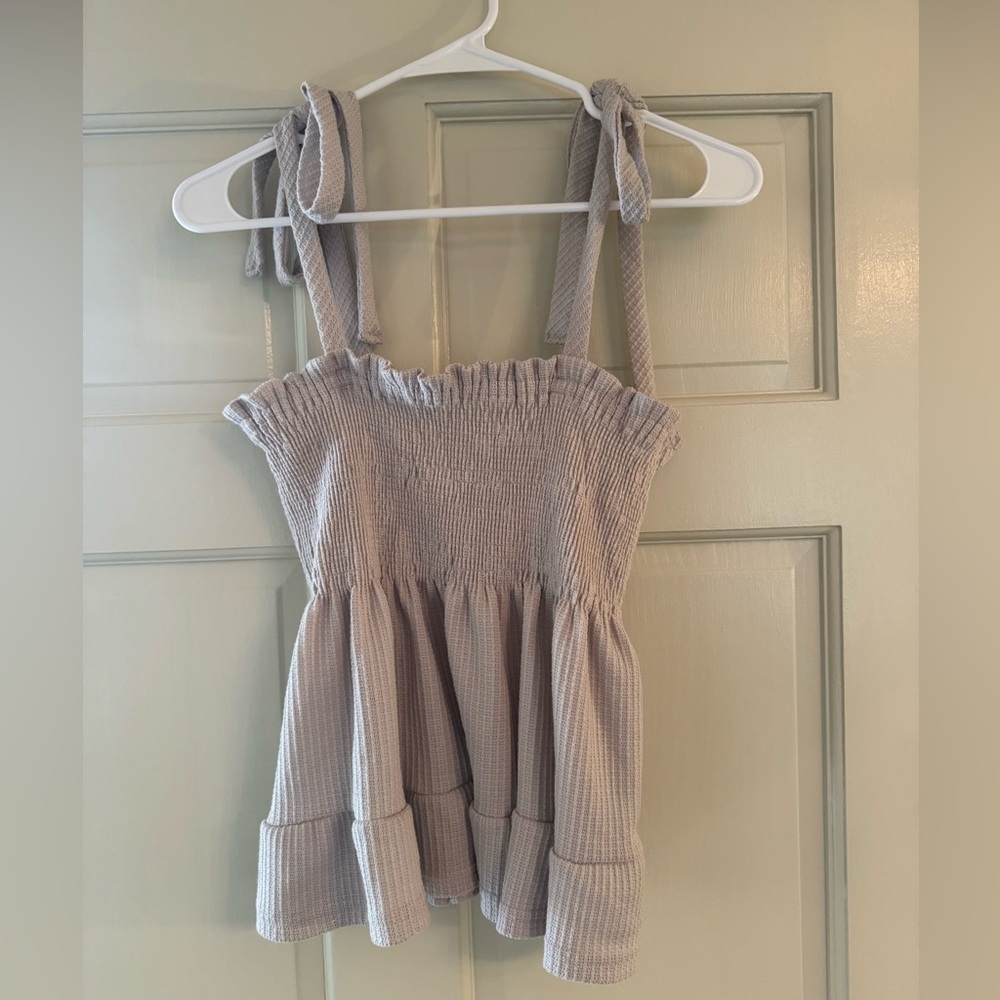 Light brown top